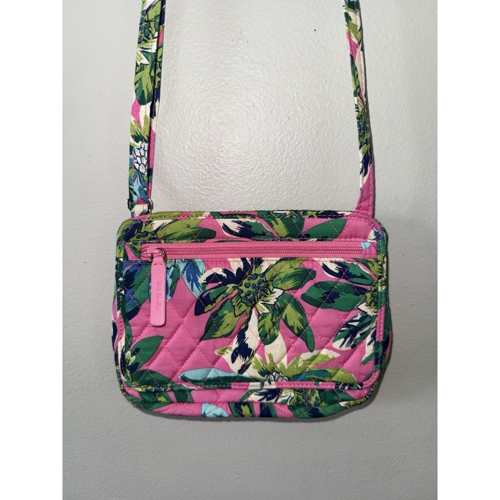 Vera Bradley Little Hipster Crossbody Bag | Tropical Paradise Pattern | 10" Wide